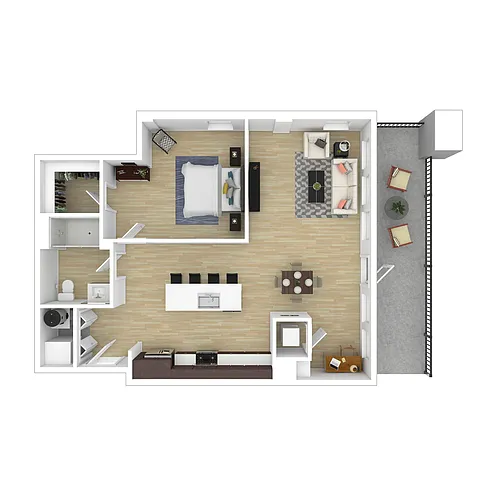 Floor plan 1B