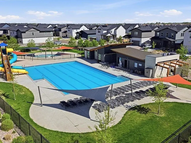 Aerial of the 2nd pool