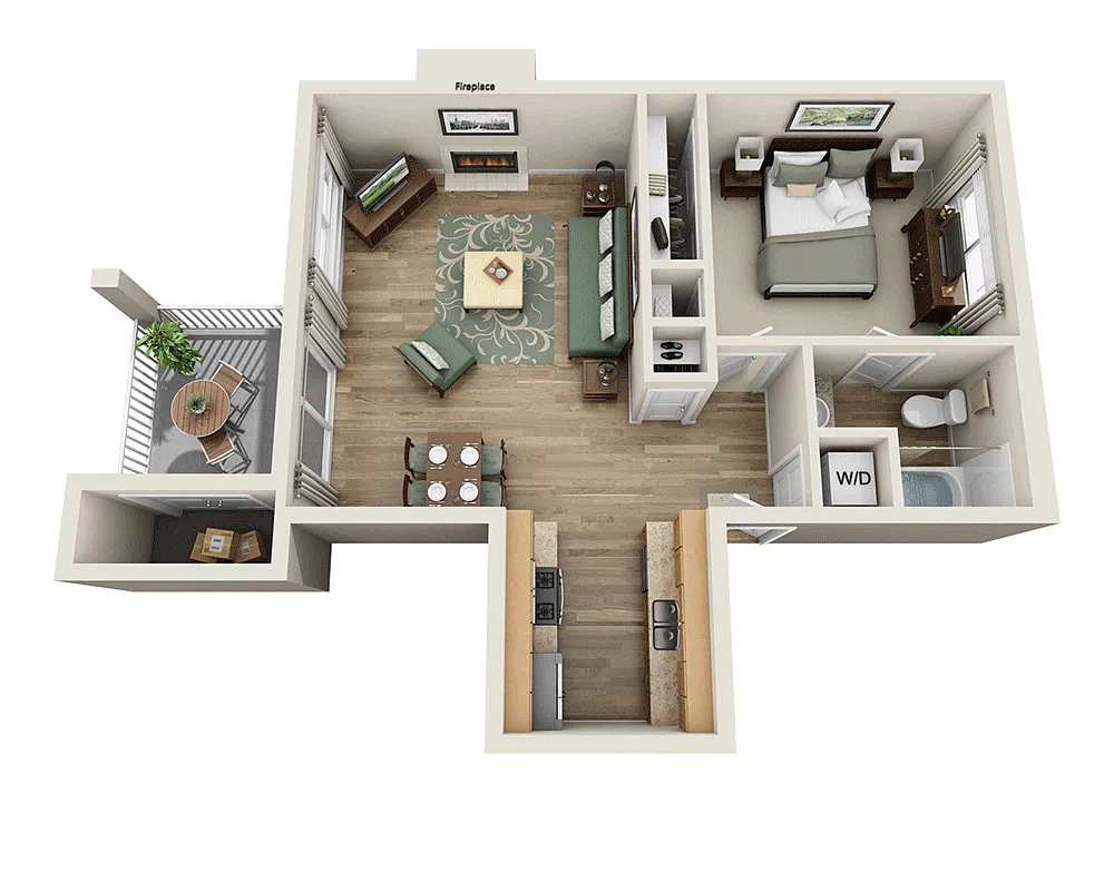 Floor plan Napa (A1A)