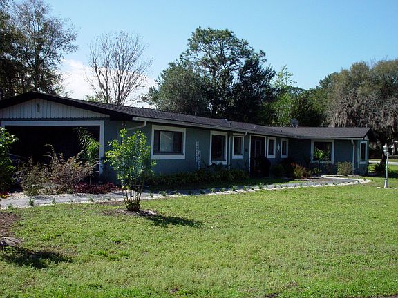 Garage and walkway