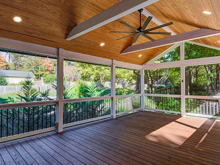 Screened porch