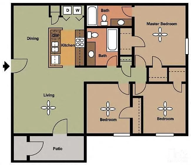 Floor plan C1