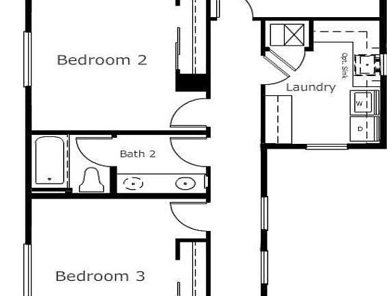 Second floor floor plan