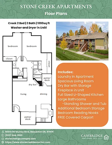 Floor plan Creek