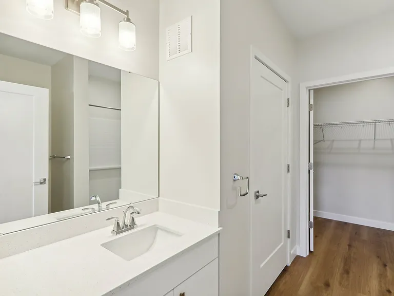 The Juniper Primary Bathroom with Large Linen Closet