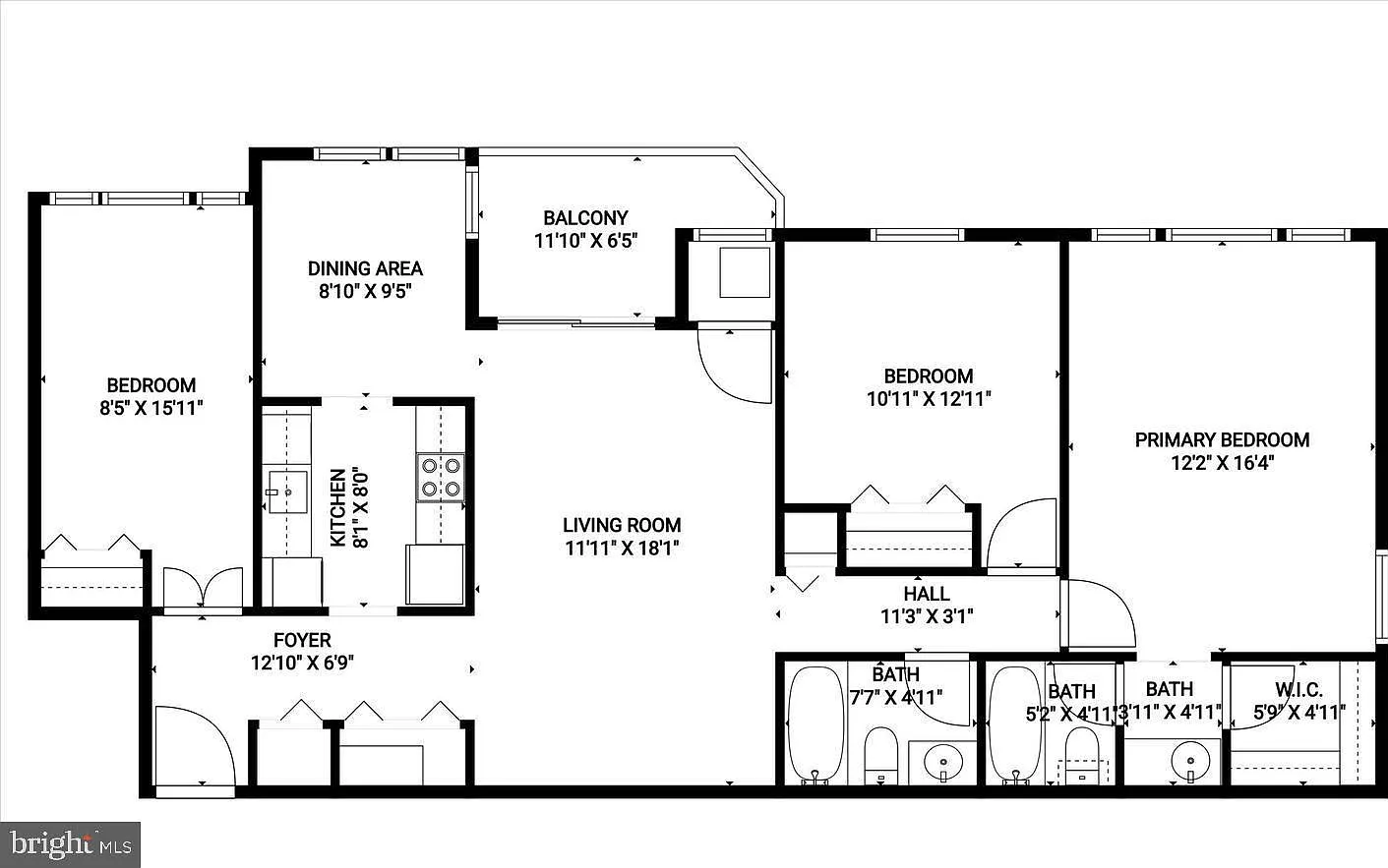 3 bed, 2.0 bath, 1073 sqft, $2,200 — Photo 4