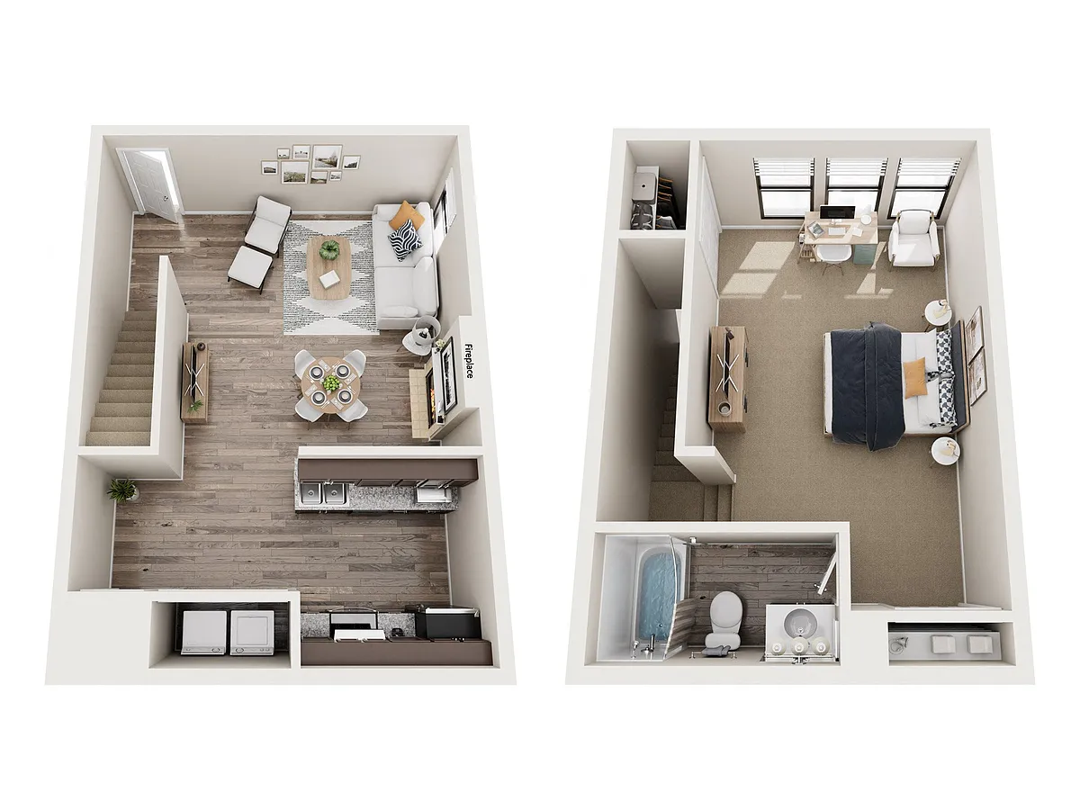 Floor plan The Cypress Townhome