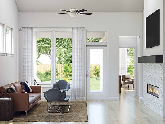 Bunting plan Representative Image Great Room Opt. Electric Fireplace