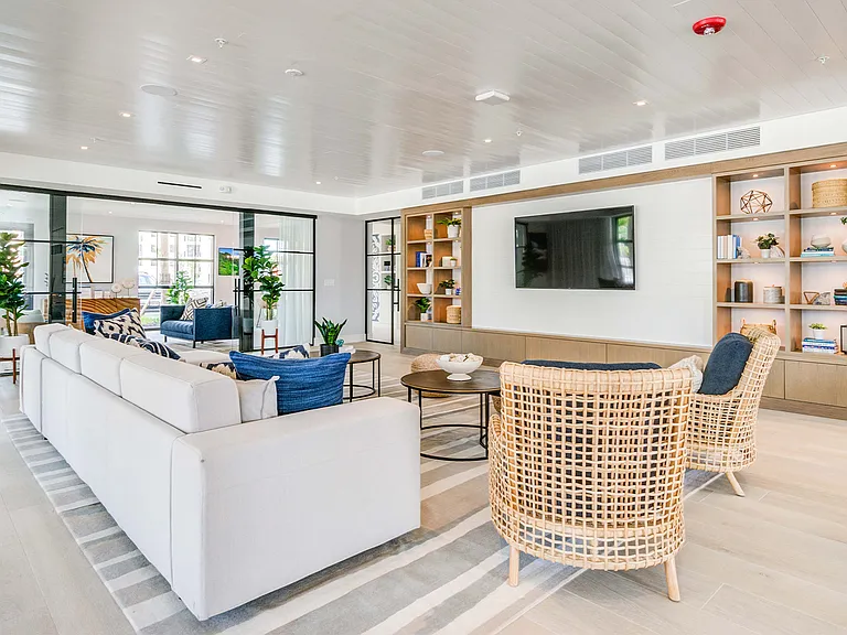 Ample work space and seating for those who want to work from home.
