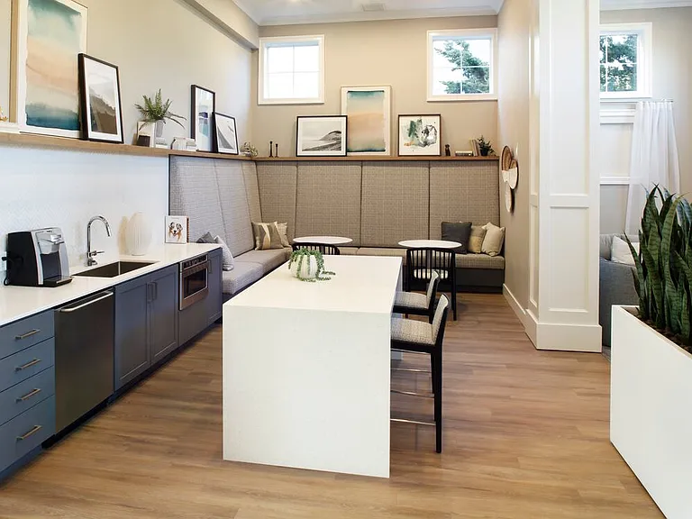 Resident lounge with kitchenette