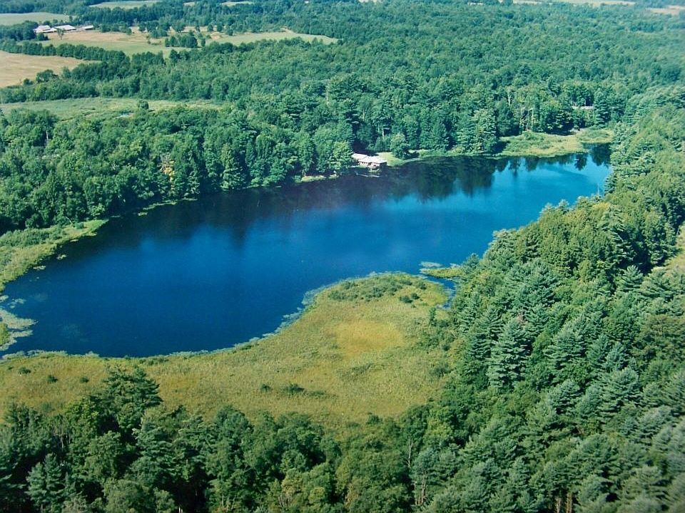 Ariel view of property.