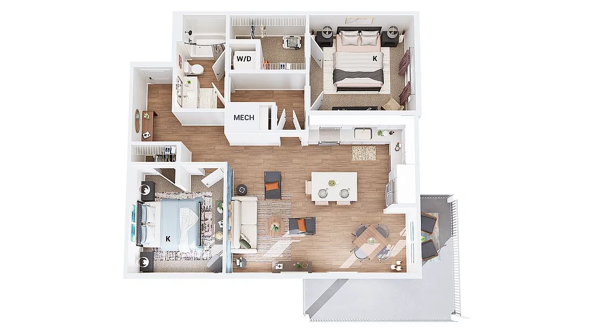 Floor plan B3