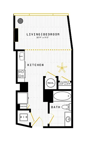 Floor plan Studio-S-07