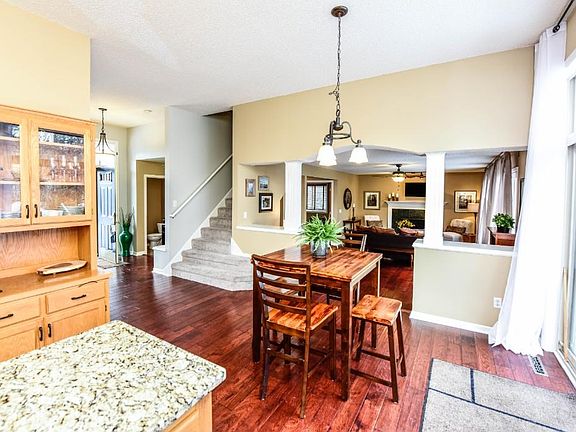 Kitchen and informal dining area create the heart of this home.