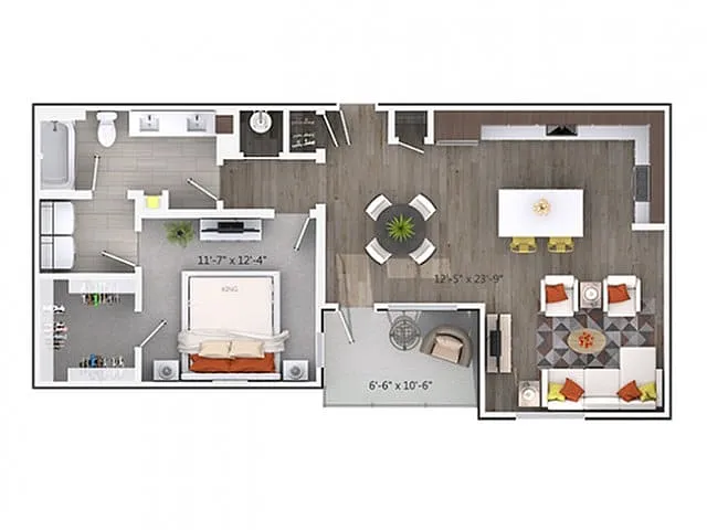 Floor plan Lindbergh