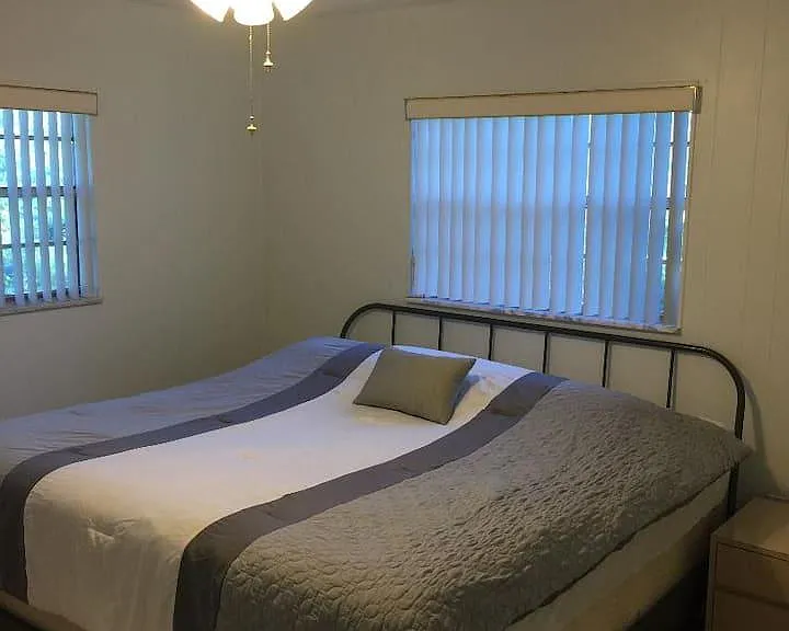 Master bedroom with King size bed