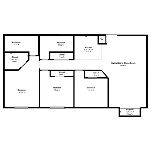 Floor plan Maple - Remodeled