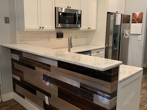 Beautiful bamboo accent wall