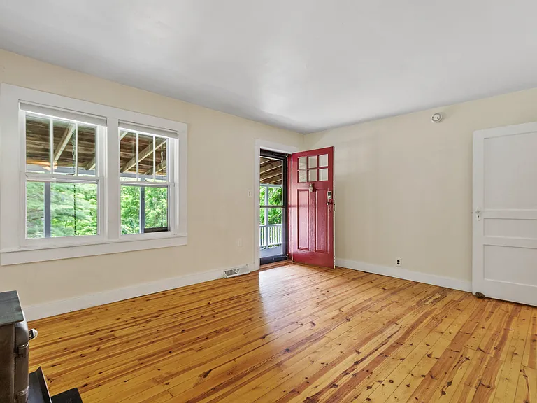 Living room looking to front door.