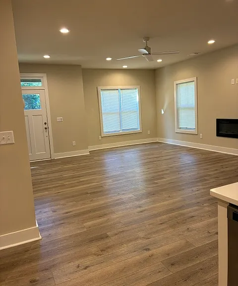 Living Room with Electric FirePlace
