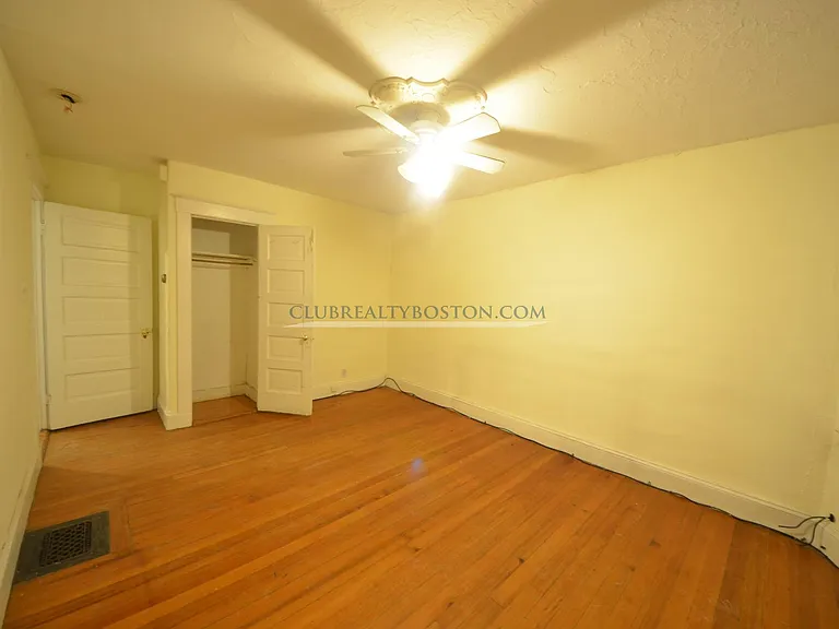 living room with closet