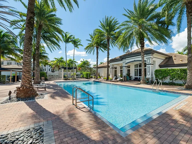 Heated swimming pool and sundeck