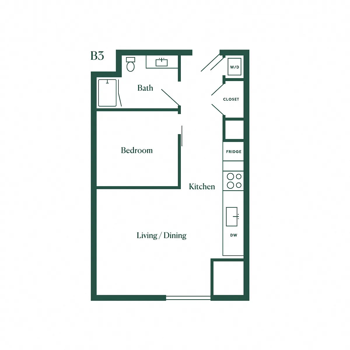 Floor plan B3