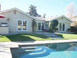 french doors open up to pool.
