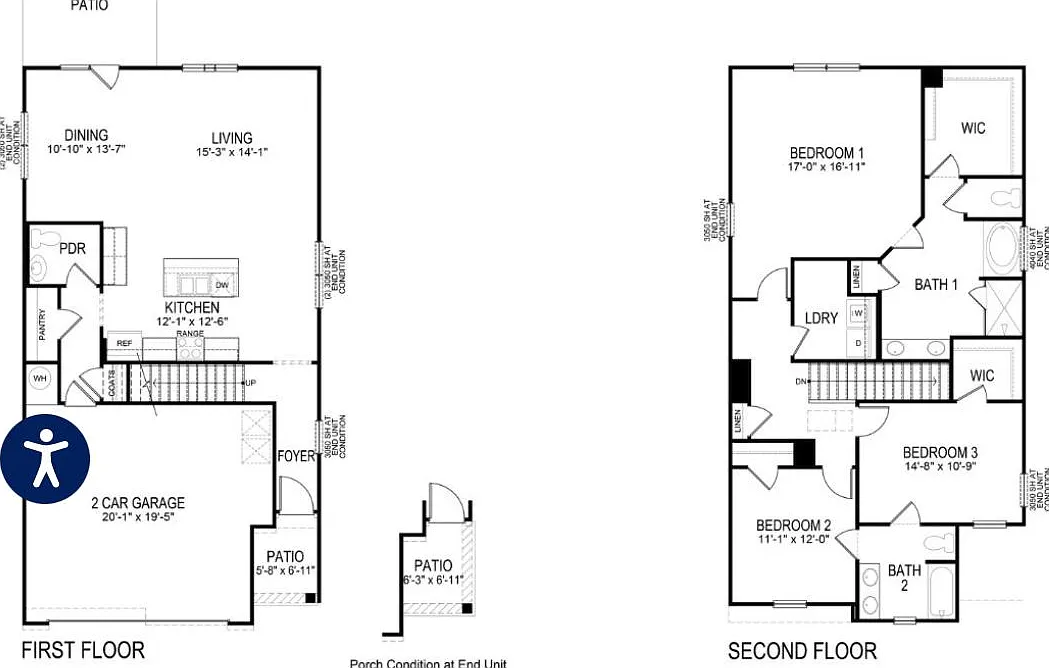 3 bed, 2.5 bath, 1989 sqft, $2,800 — Photo 2