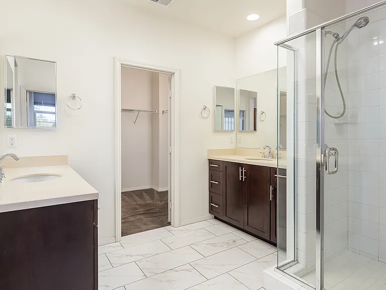 Master Bathroom with dual vanities