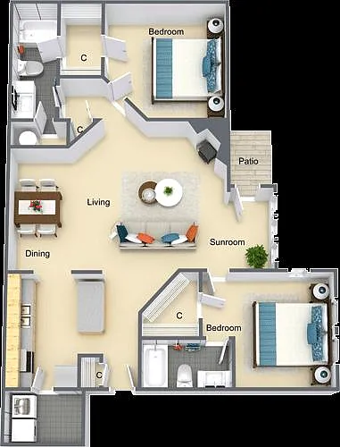 Floor plan Cypress
