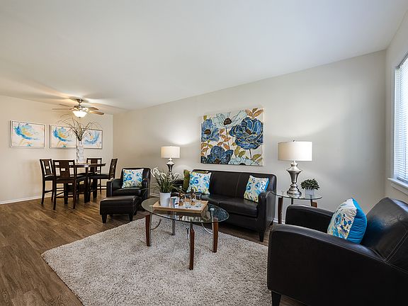 Spacious Living and Dining Room