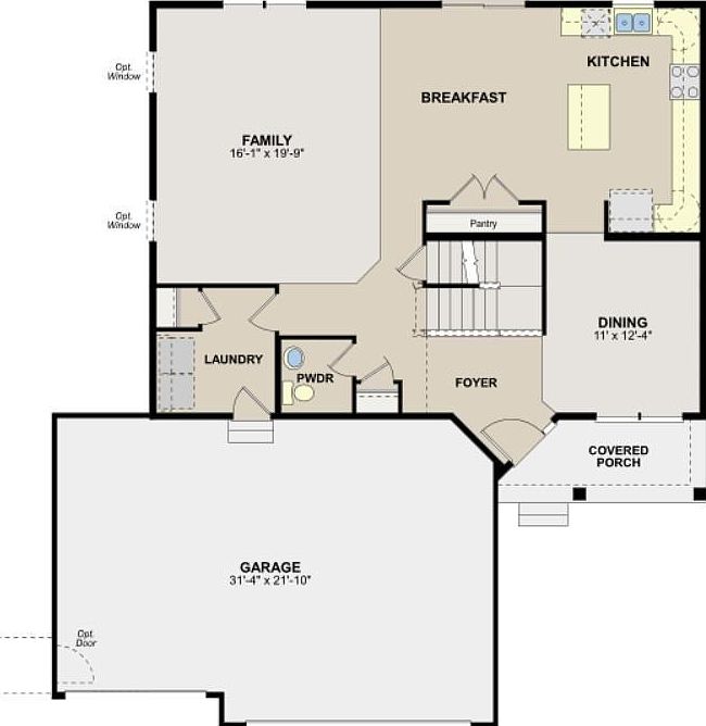 Main Level Floor Plan