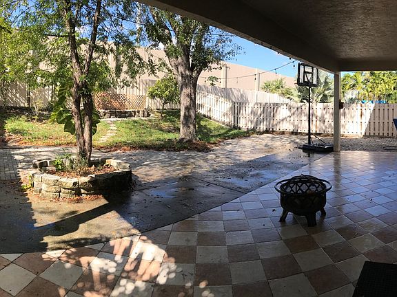 100% fenced in backyard!!