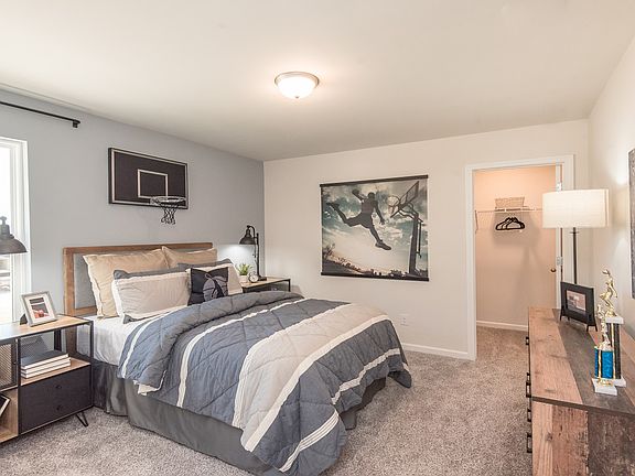 Three secondary bedrooms round out the upstairs.