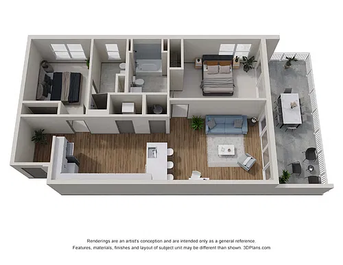 Floor plan B7