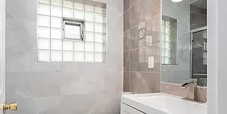First floor full bathroom
