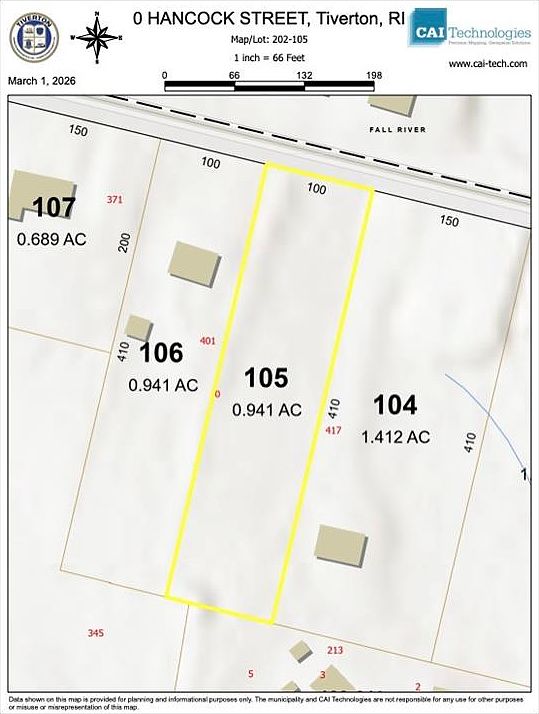 1st image of 0 Hancock St Lot 105