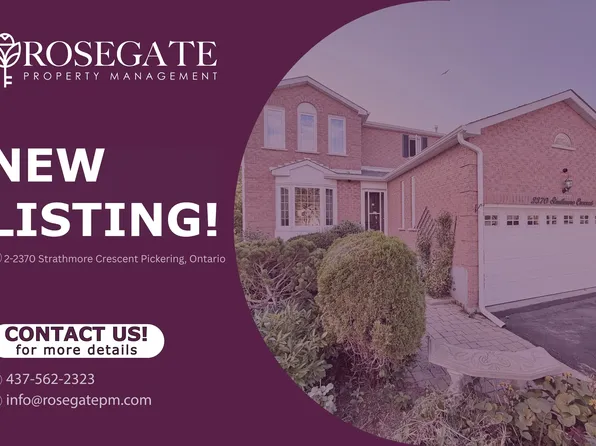2370 Strathmore Cres #2, Pickering, ON L1X 2H8