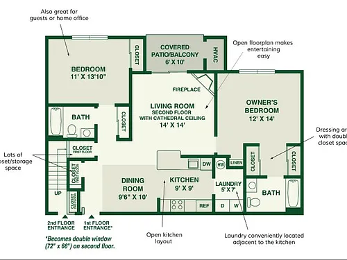Floor plan Crestwood