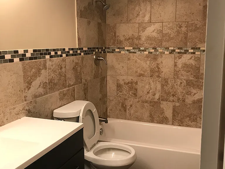 Renovated bathroom all ready exist.
