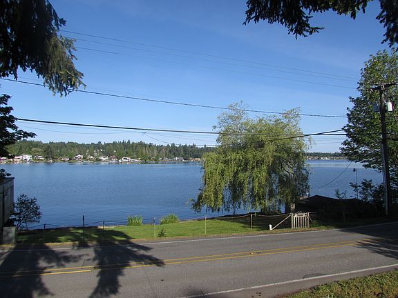 Lower corner of property