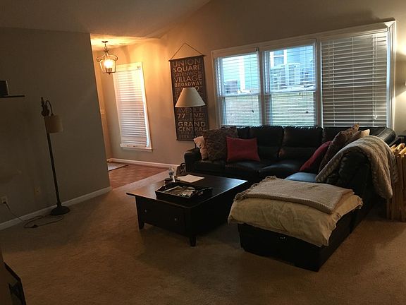 View of living room- showing foyer