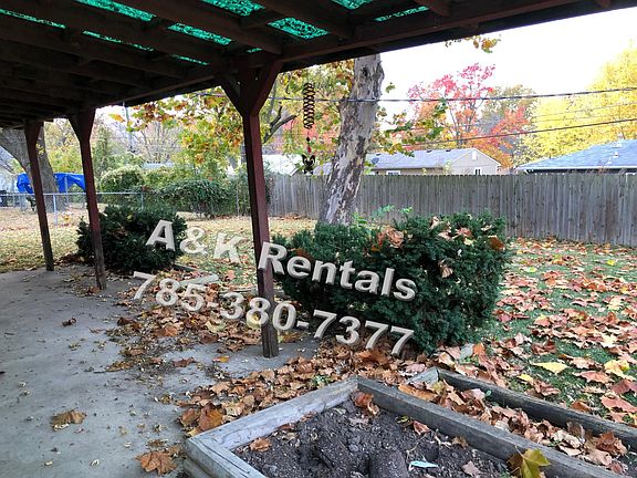 Patio and backyard