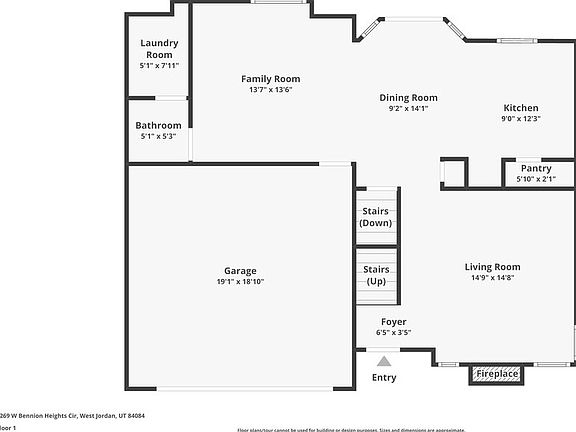 3rd image of 2269 W Bennion Heights Cir