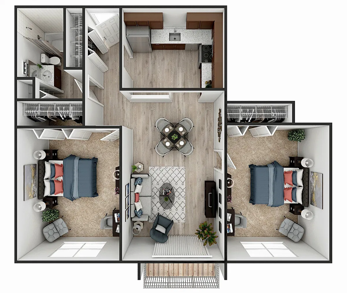 Floor plan B7
