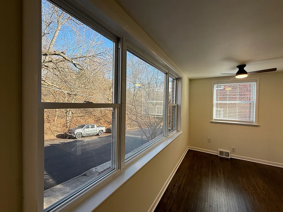 Living Room Windows / Views of Wissahickon Valley Park