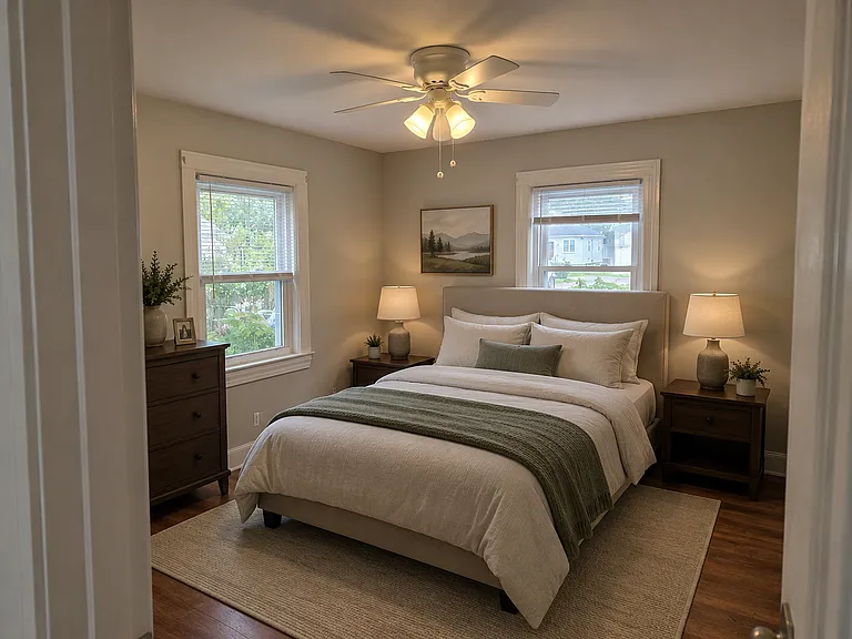 Chatgpt suggested furnishing of bedroom #1