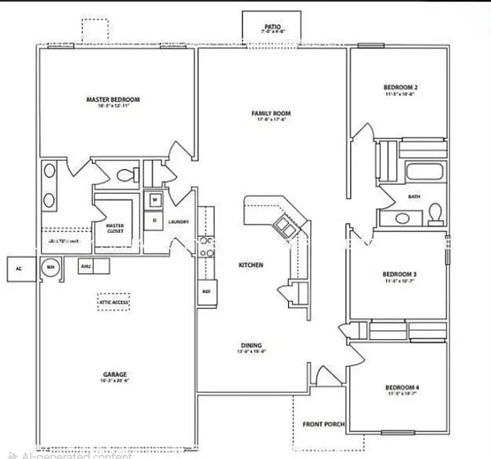 4 bed, 2.0 bath, $1,850 — Photo 1