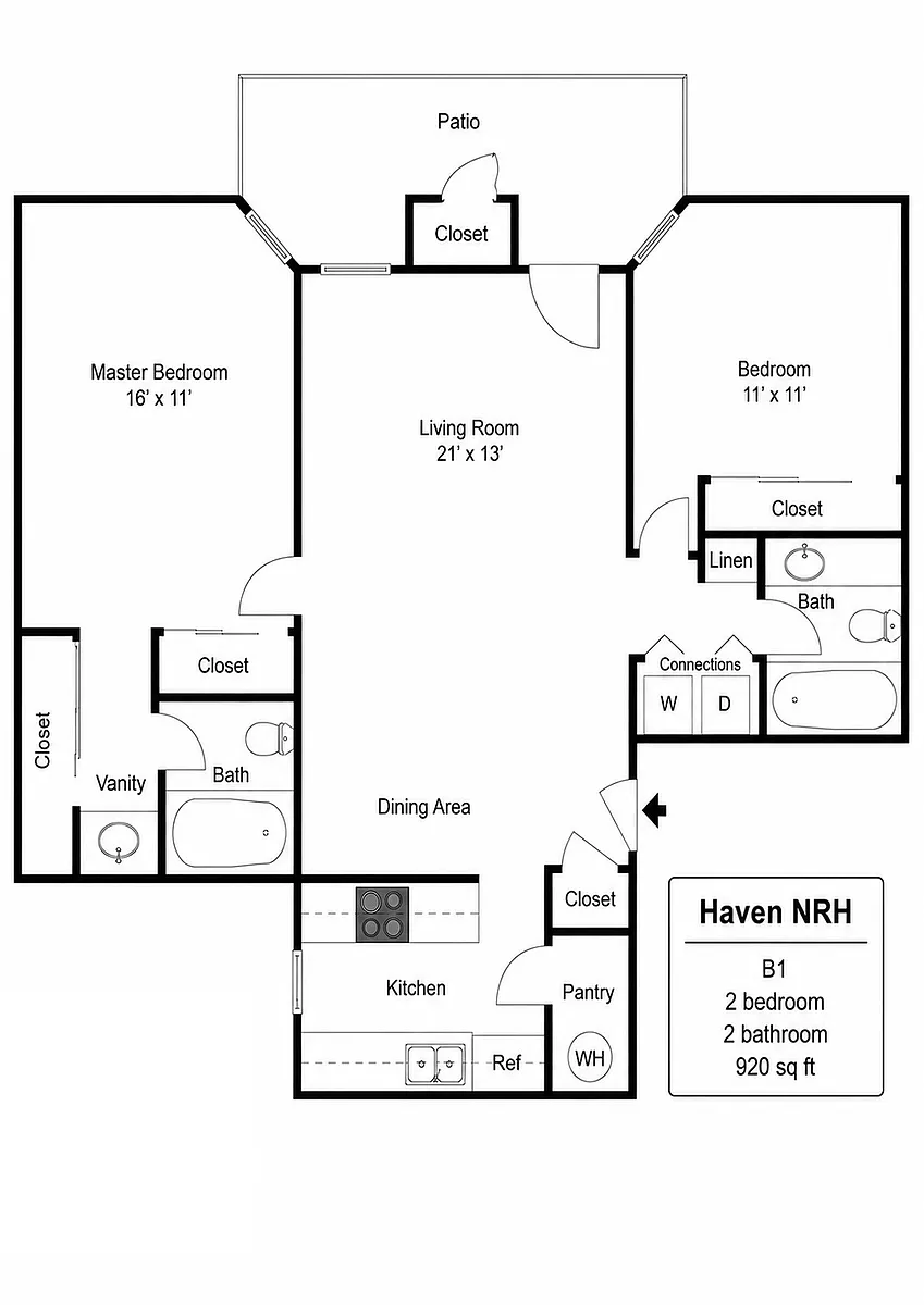 Floor plan B1